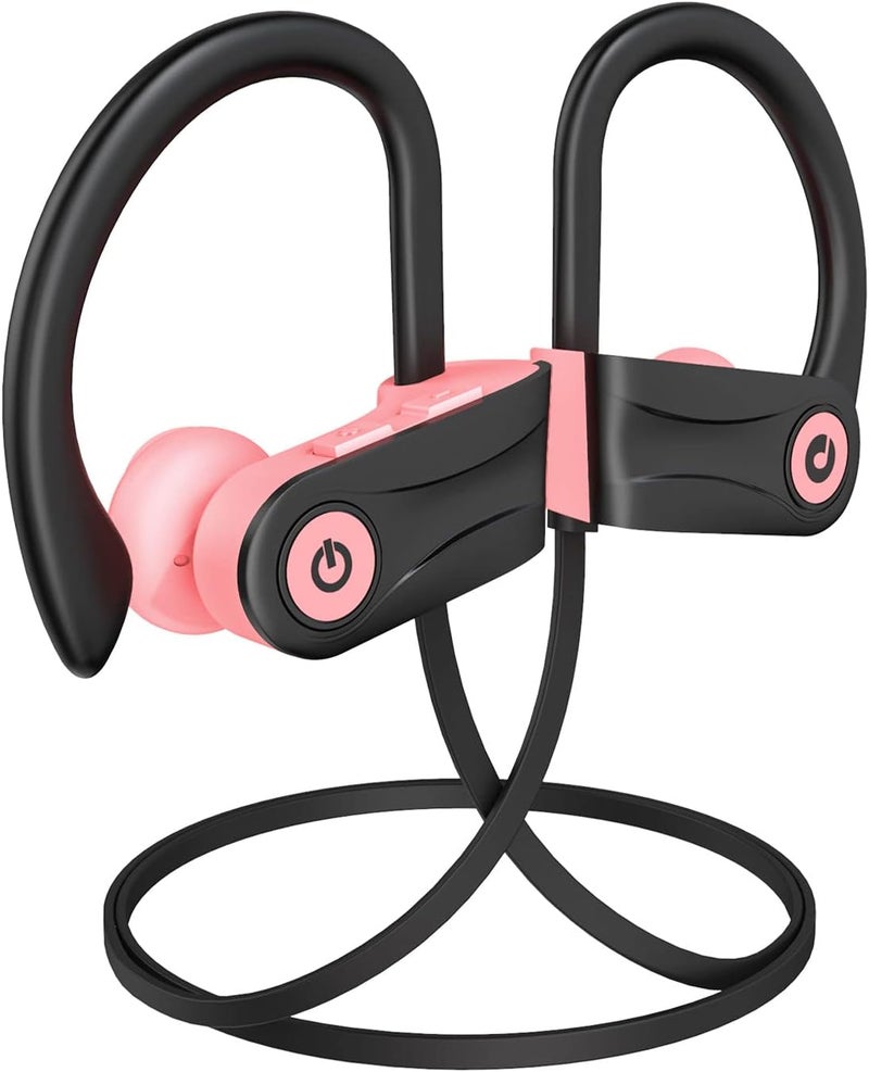 Boean Bluetooth Headphones, Wireless Earbuds with 16 Hours Bluetooth 5.3 Wireless Headphones HD Deep Bass Stereo IPX7 Waterproof Earphones for Sports Headset - Image 1